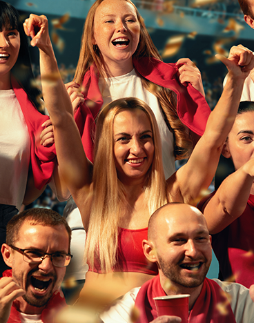 A vibrant atmosphere