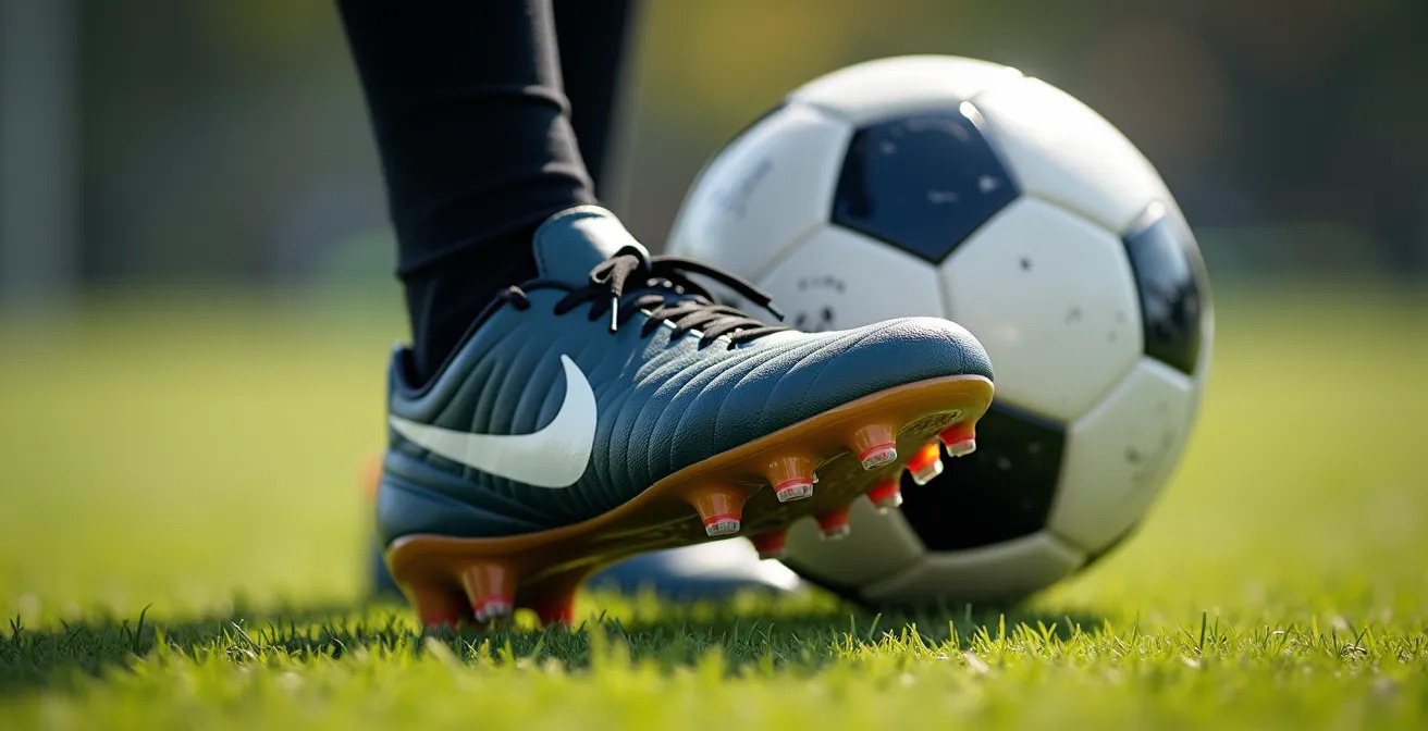 Goalkeeper executing a weighted long pass with perfect technique showing follow-through motion