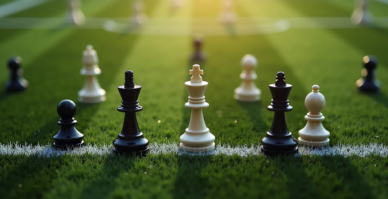 Tactical formation showing inverted full-backs moving into midfield positions