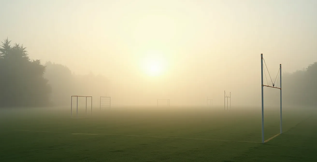 Training load reduction graph showing GPS metrics tapering toward match day
