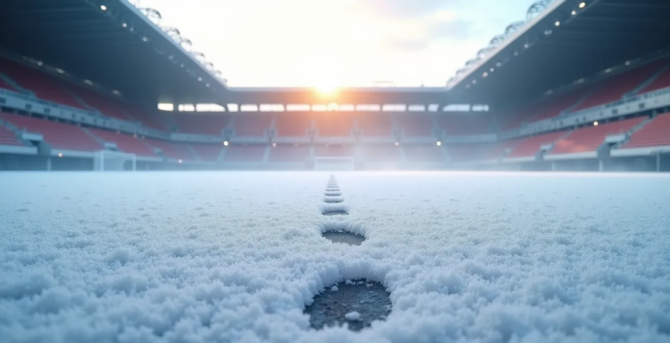 Professional training facility during winter recovery period